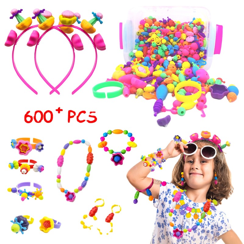 Pop Beads Factory - 600pcs Jewelry Making Storage