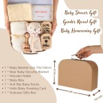 Baby Gift Set Factory - Security Blanket Wooden Rattle