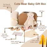Baby Gift Set Factory - Security Blanket Wooden Rattle