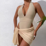 Women Bikinis Supplier - Custom Sexy Halter Solid