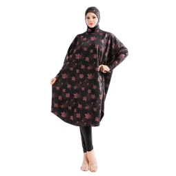 Muslim Swimwear Supplier - Comfortable 3-Piece Printing
