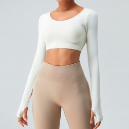 Yoga Crop Top Supplier - Hot Sale Lightweight Seamless