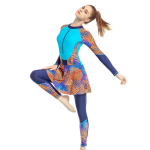 Islamic Printed Supplier - Floral Beach Surf Women's