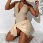 Women Bikinis Supplier - Custom Sexy Halter Solid