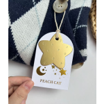 Brand Name Hang Tag Manufacturer - Custom Recycled Garment Label with String