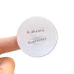 Self-Adhesive Sticker Manufacturer - Custom 3D Embossed Logo Matte Gold