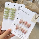 Nail Art Card Manufacturer - Custom Press On Nail Packaging Set with OPP Bag