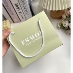 Jewelry Packaging Bag Manufacturer - Custom Pink Gift Paper Bag Nail Salon Storage