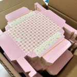 Hair Ties Box Manufacturer - Custom Foldable Transparent Window Gift Packaging