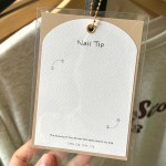 Nail Art Display Card Manufacturer - Custom Double-layer Paper Card with Dust Bag