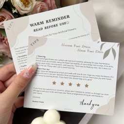 Clothing After-sales Card Manufacturer - Custom Promotional Business Card Printing