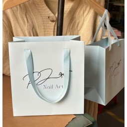 Press on Nail Storage Bag Manufacturer - Custom Eco Friendly Die Cut Handle Gift Bag