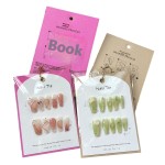 Nail Art Display Card Manufacturer - Custom Double-layer Paper Card with Dust Bag