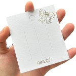 Earrings Display Card Manufacturer - Custom Cotton Paper Necklace Hair Clip Holder