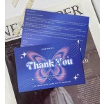 Thank-you Card Manufacturer - Custom Gold Foil After-sales Service Instruction Card