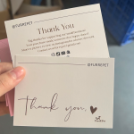 Bow Shape Thank You Card Manufacturer - Custom Gold Foil Stamp Wedding Greeting Card