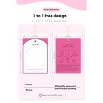 Nail Art Display Card Manufacturer - Custom Double-layer Paper Card with Dust Bag