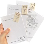 Nail Art Card Manufacturer - Custom Press On Nail Packaging Set with OPP Bag