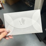 Sulfuric Acid Paper Envelope Manufacturer - Custom Translucent Butterfly Buckle Cover