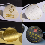 Gold Foil Label Manufacturer - Custom Embossed Sealing Adhesive Sticker Wholesale