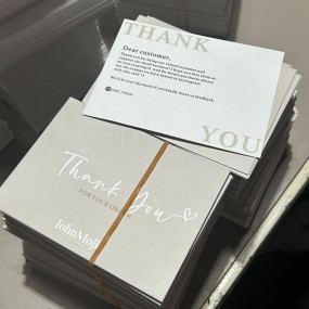 Thank You Card Manufacturer - Custom Product Feedback Gift Card Wholesale