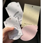 Gold Foil Display Card Manufacturer - Custom Embossing Hang Tag for Handbags