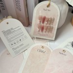 Press On Nail Display Card Manufacturer - Custom Art Paper Packaging with Dust Bag