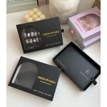 Press on Nail Box Manufacturer - Custom Pink Cardboard Clear PVC Window Handmade