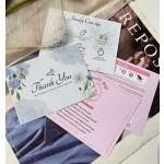 Thank-you Card Manufacturer - Custom Gold Foil After-sales Service Instruction Card