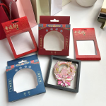 Double Insert Box Manufacturer - Custom Coated Paper Hanging Ear Packaging Transparent Window