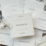 Cotton Paper Nail Card Manufacturer - Custom Embossed Press On Nail Display Wholesale