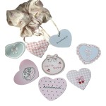 Irregular Hang Tag Manufacturer - Custom Phone Shell Hair Rope Broken Flowers Design