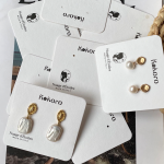 Earrings Display Card Manufacturer - Custom Cotton Paper Necklace Hair Clip Holder