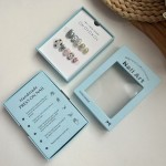 Nail Tip Packaging Box Manufacturer - Custom Clear Plastics Window Eco Display Box