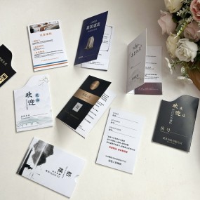 Key Card Holder Manufacturer - Custom Hotel Room Key Card Paper Sleeves Wholesale