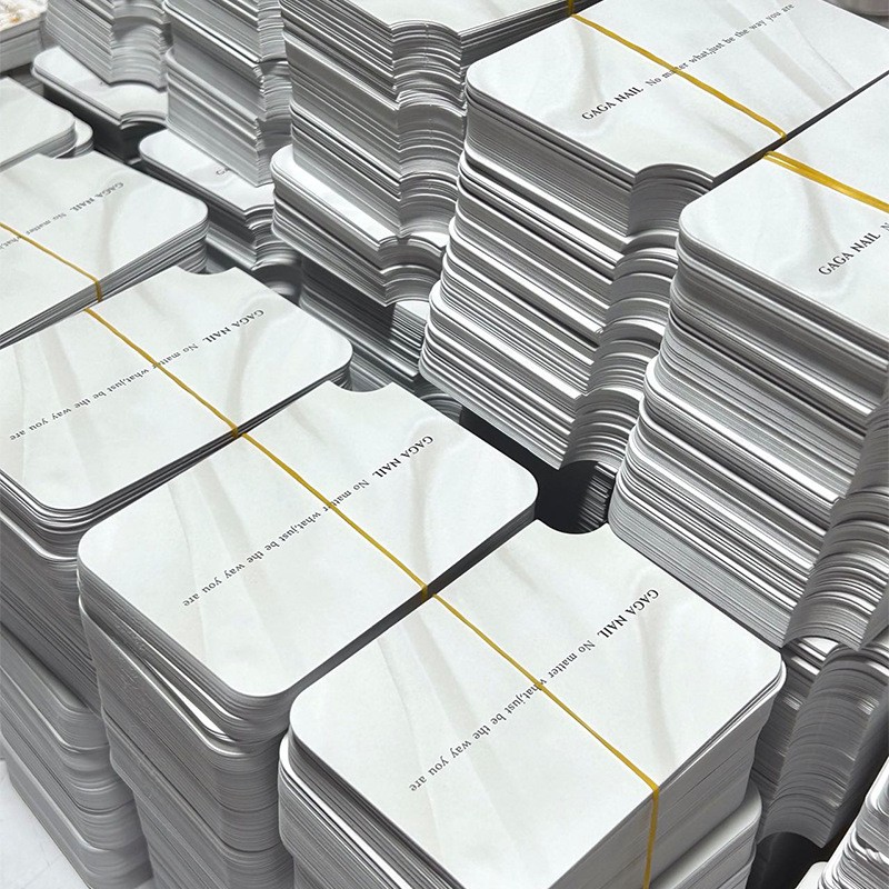 Nail Art Background Card Manufacturer - Custom Waterproof Marble Pattern Instruction