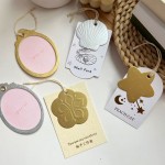 Silver Foil Hang Tag Manufacturer - Custom Thick Garment Label for Small Business