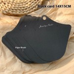 Necklace Card Manufacturer - Custom Irregular Neck Shape Display Silver Logo