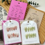 Nail Art Display Card Manufacturer - Custom Double-layer Paper Card with Dust Bag