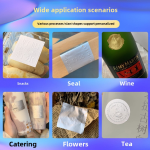 Self-Adhesive Sticker Manufacturer - Custom 3D Embossed Logo Matte Gold