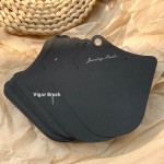 Necklace Card Manufacturer - Custom Irregular Neck Shape Display Silver Logo