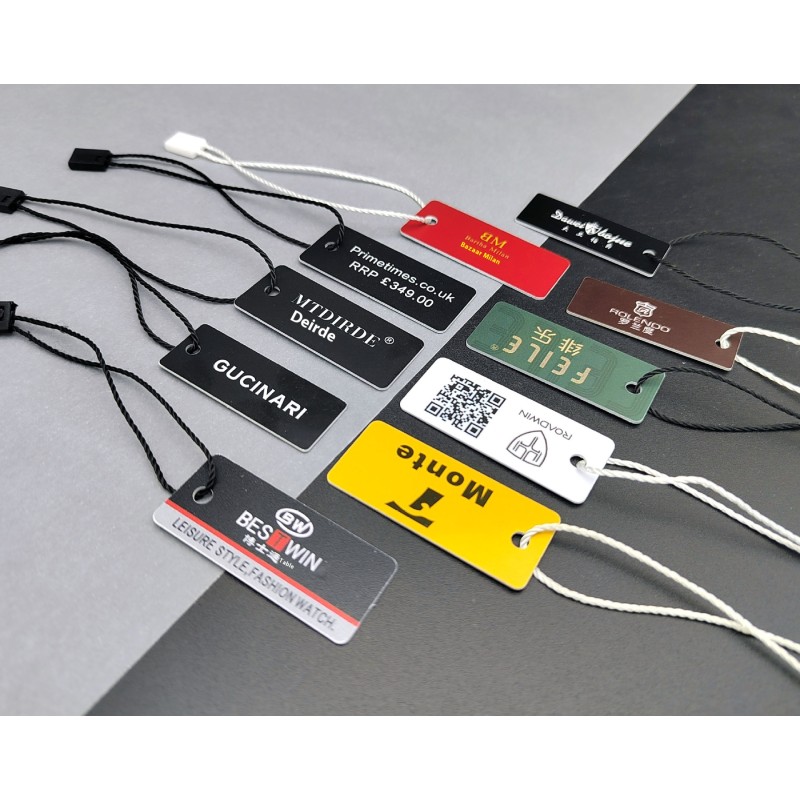 PVC Bracelet Tag Manufacturer - Custom Warranty Card with Rope Wholesale