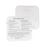 Nail Display Card Manufacturer - Custom Silver Hot Stamping Rounded Corner Paper