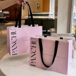 Jewelry Art Paper Bag Manufacturer - Custom Pink Die Cut Handle Fashion Shopping