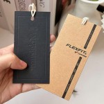 Clothing Labels Manufacturer - Custom Embossing Logo Art Paper Hang Tag