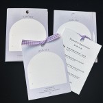 Press on Nail Display Card Manufacturer - Custom Purple Bowknot Art Paper Packaging
