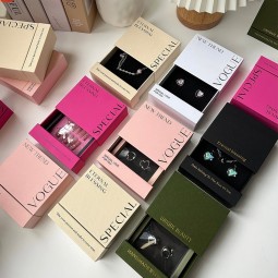 Jewelry Packaging Box Manufacturer - Custom Drawer Paper Box Recyclable Gift Box