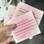 Jewelry Care Card Manufacturer - Custom Earring Necklace Product Information Card