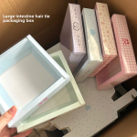Hair Tie Gift Box Manufacturer - Custom Clear PVC Cover Display Packaging Wholesale