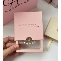 Handmade Paper Gift Box Manufacturer - Custom Pull-out Jewelry PE Film Packaging